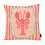 Coral Lobster Kussenhoes | 45x45 cm | Katoen/Linnen