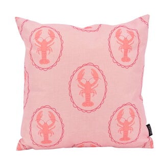 NOVÉE Pink Lobster Kussenhoes | 45x45 cm | Katoen/Linnen