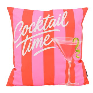 NOVÉE Cocktail Time Kussenhoes | 45x45 cm | Katoen/Polyester
