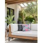 Diamond Roze/Blauw - Outdoor Kussenhoes | 45x45 cm | Katoen