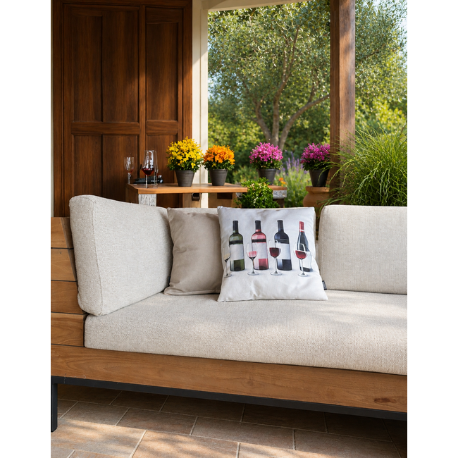 Wijnen! - Outdoor Kussenhoes | 45x45 cm | Katoen