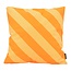 Gek op kussens! Stripe Okergeel/Geel Kussenhoes | 45x45 cm | Katoen/Polyester