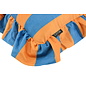 Ruffles Stripe Blauw/Oranje Kussenhoes | 45x45 cm | Katoen/Polyester