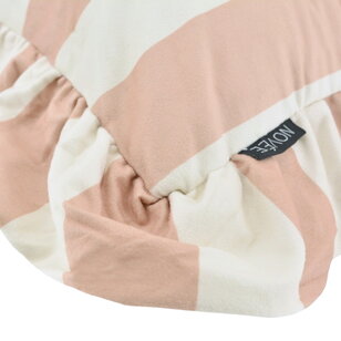 Ruffles Stripe Beige/Creme Kussenhoes | 45x45 cm | Katoen/Polyester