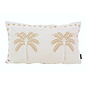 Ibiza Palmboom Crème Kussenhoes | 30x50 cm | Polyester