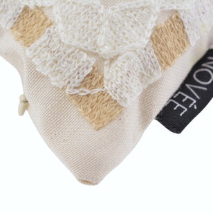 Ibiza Palmboom Crème Kussenhoes | 30x50 cm | Polyester
