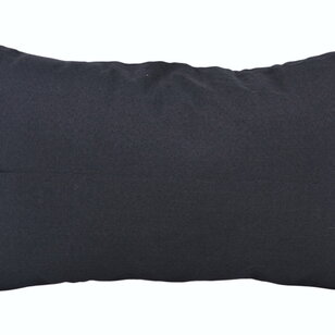 Ibiza Palmboom Zwart Kussenhoes | 30x50 cm | Polyester