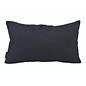 Ibiza Palmboom Zwart Kussenhoes | 30x50 cm | Polyester