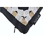 Ibiza Palmboom Zwart Kussenhoes | 30x50 cm | Polyester