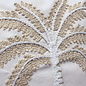 Ibiza Palmboom Crème Kussenhoes | 30x50 cm | Polyester