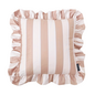 Sierkussen Ruffles Stripe Beige/Creme | 45x45 cm | Katoen/Polyester