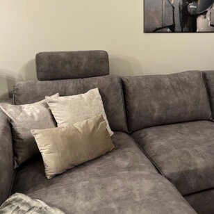 Velvet Taupe Kussenhoes | 45x45 cm | Polyester