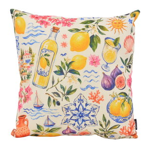 Amalfi Coast Kussenhoes | 45x45 cm | Katoen/Linnen
