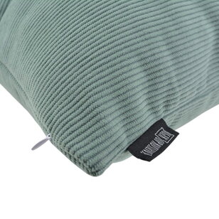 Coco Jadegroen Kussenhoes | 45x45 cm | Corduroy/Polyester