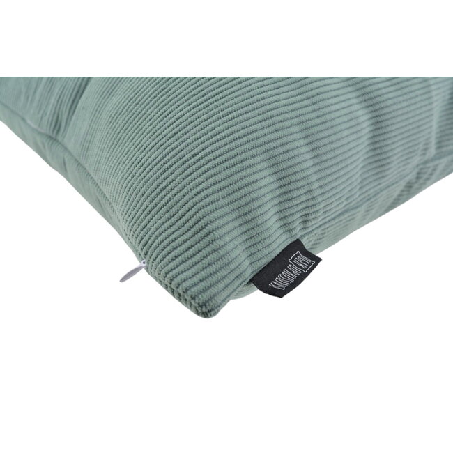 Coco Jadegroen Kussenhoes | 45x45 cm | Corduroy/Polyester