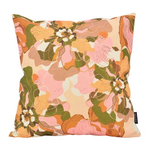 Blush Bloom Kussenhoes | 45x45 cm | Katoen/Linnen
