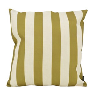 Ela Stripe Cognac Kissenbezug | 45x45 cm | Baumwolle/Leinen - Copy - Copy