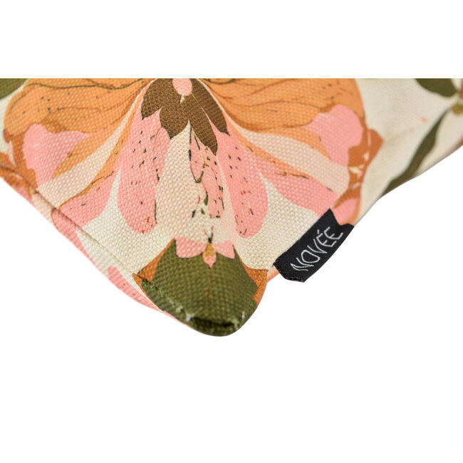 Botanical Blush Kussenhoes | 45x45 cm | Katoen/Linnen