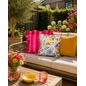 Sierkussen Ruffles Stripe Rood/Roze | 45x45 cm | Katoen/Polyester