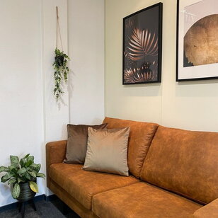Velvet Taupe Kussenhoes | 45x45 cm | Polyester
