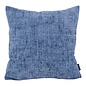 Sierkussen Chenille Stripe Blauw | 45 x 45 cm | Polyester