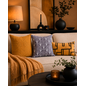 Abstract Velvet Okergeel Kussenhoes | 45x45 cm | Velvet/Polyester