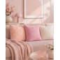 Chenille Stripe Crème Kussenhoes | 45x45 cm | Polyester