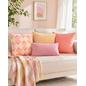 Pluche Botergeel Kussenhoes | 45x45 cm | Polyester