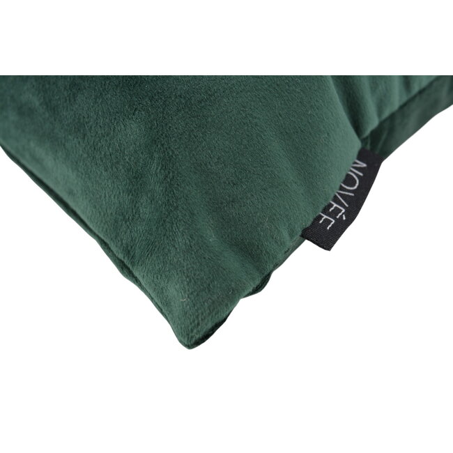 Velvet Swirl Intens Groen/Wit Kussenhoes | 30x50 cm | Polyester