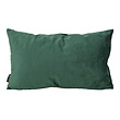 Velvet Swirl Okergeel/Intens Groen Kussenhoes | 30x50 cm | Polyester