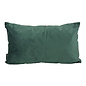 Sierkussen Velvet Swirl Intens Groen/Lichtroze | 30 x 50 cm | Polyester