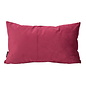 Sierkussen Velvet Swirl Wijnrood/Lichtroze | 30 x 50 cm | Polyester