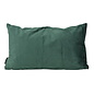 Sierkussen Velvet Swirl Intens Groen/Wit | 30 x 50 cm | Polyester