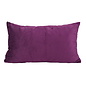 Sierkussen Velvet Swirl Okergeel/Aubergine | 30 x 50 cm | Polyester