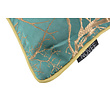 Zinzi Gold/Green Kussenhoes | 45x45 cm | Jacquard/Polyester