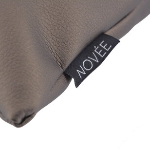 Metallic Gun Metal Kussenhoes | 45x45 cm | PVC/PU Leder