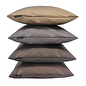 Metallic Copper Kussenhoes | 45x45 cm | PVC/PU Leder