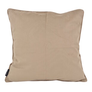 Leopard Taupe/Grijs Kussenhoes | 45x45 cm | Velvet/Polyester