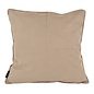 Leopard Taupe/Grijs Kussenhoes | 45x45 cm | Velvet/Polyester