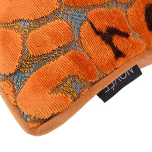 Leopard Terra/Bruin Kussenhoes | 45x45 cm | Velvet/Polyester