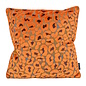 Leopard Terra/Bruin Kussenhoes | 45x45 cm | Velvet/Polyester