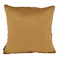 Leopard Goudbruin/Groen Kussenhoes | 45x45 cm | Velvet/Polyester