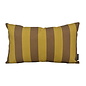 Retro Stripe Olive Kussenhoes | 30x50 cm | Katoen/Linnen