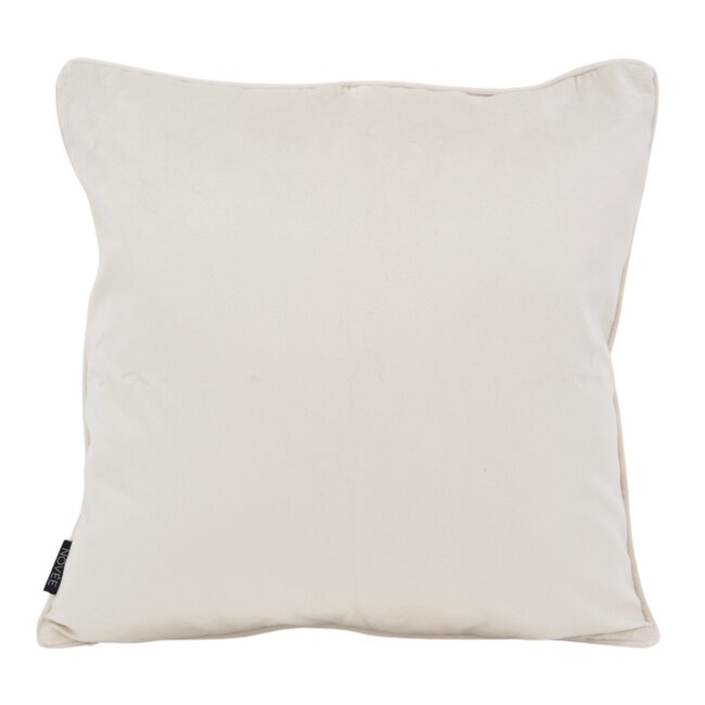 Leopard Crème/Bruin Kussenhoes | 45x45 cm | Velvet/Polyester