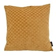 Chenille Checker Oker Kussenhoes | 45x45 cm | Polyester