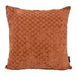 Chenille Checker Terra Kussenhoes | 45x45 cm | Polyester