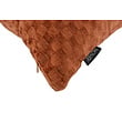 Chenille Checker Terra Kussenhoes | 30x50 cm | Polyester