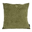 Chenille Checker Groen Kussenhoes | 45x45 cm | Polyester