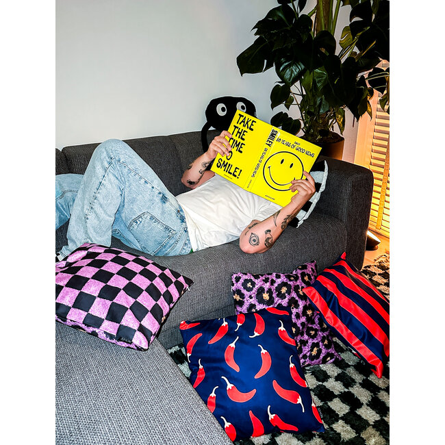 Hot Line Kussenhoes | 45x45 cm | Katoen/Polyester