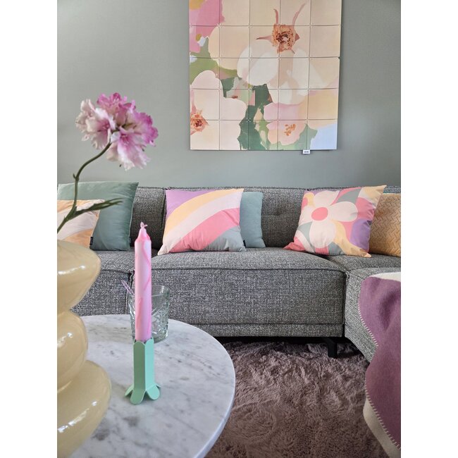 Meta Bloom Kussenhoes | 45x45 cm | Katoen/Polyester